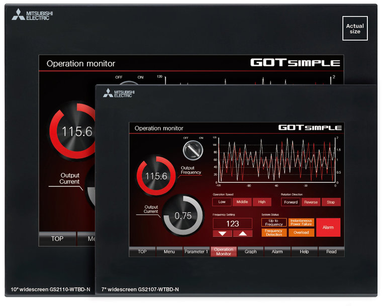 MITSUBISHI ELECTRIC APRESENTA NOVOS RECURSOS DA SÉRIE GOT SIMPLE DE IHMS